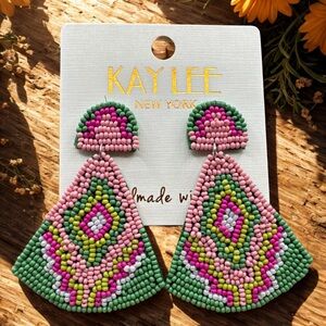 Kay Lee Seed Bead Earrings